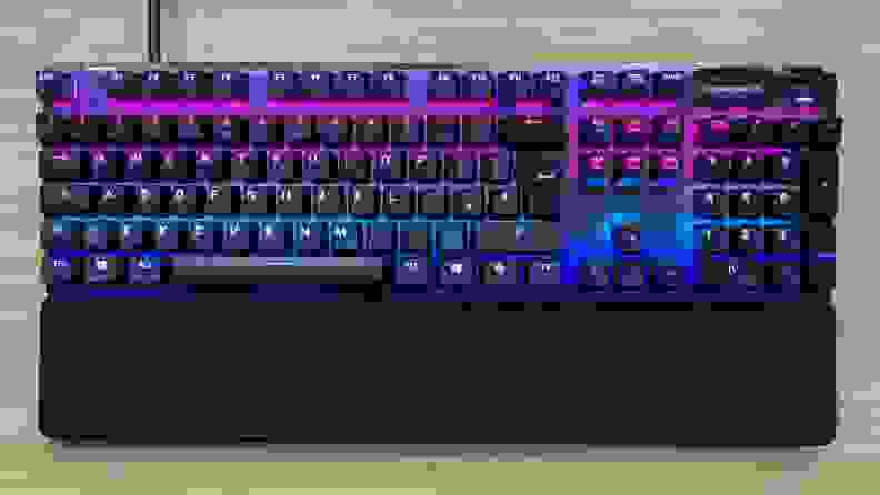 SteelSeries Apex Pro with full RGB lighting, the best gaming keyboard you can buy right now